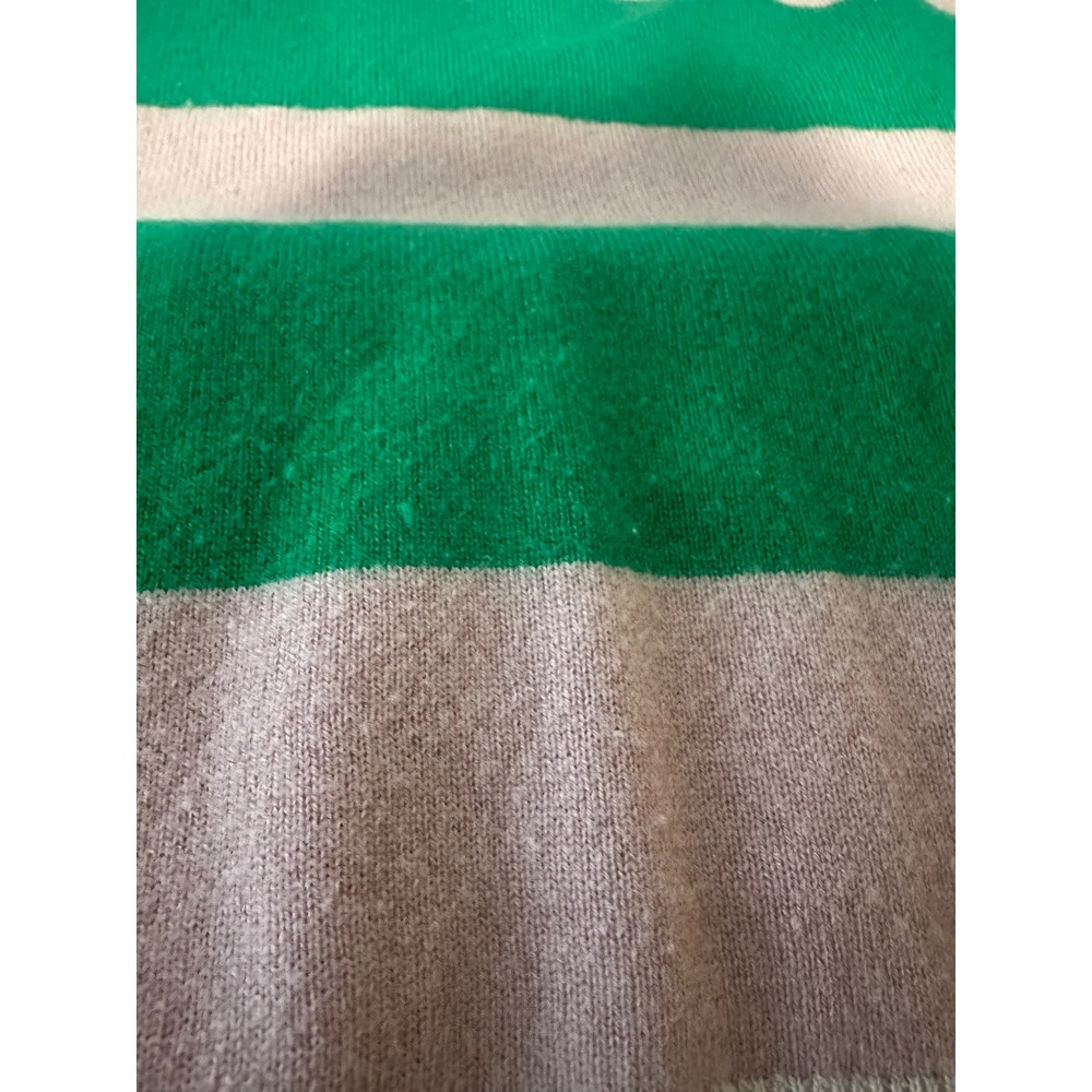 Tsumori Chisato Pink & Green 100%Cashmere Striped Long Sleeve Crew Neck Sweater - Picture 6 of 8